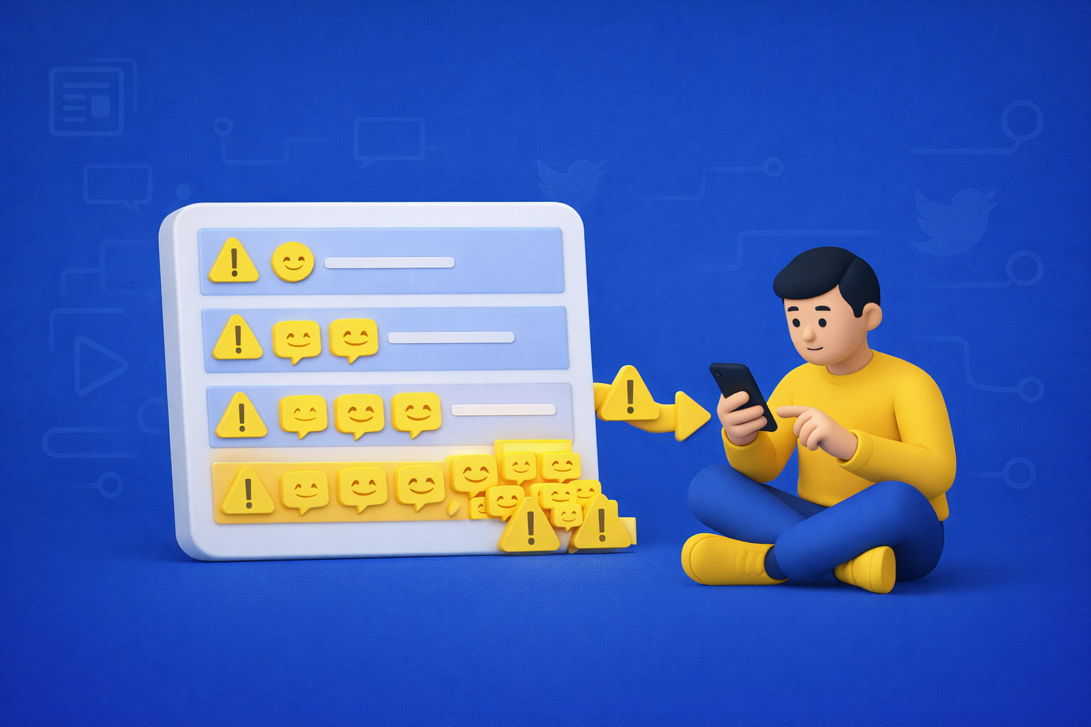 Ранние сигналы оттока в соцсетях, Telegram и отзывах