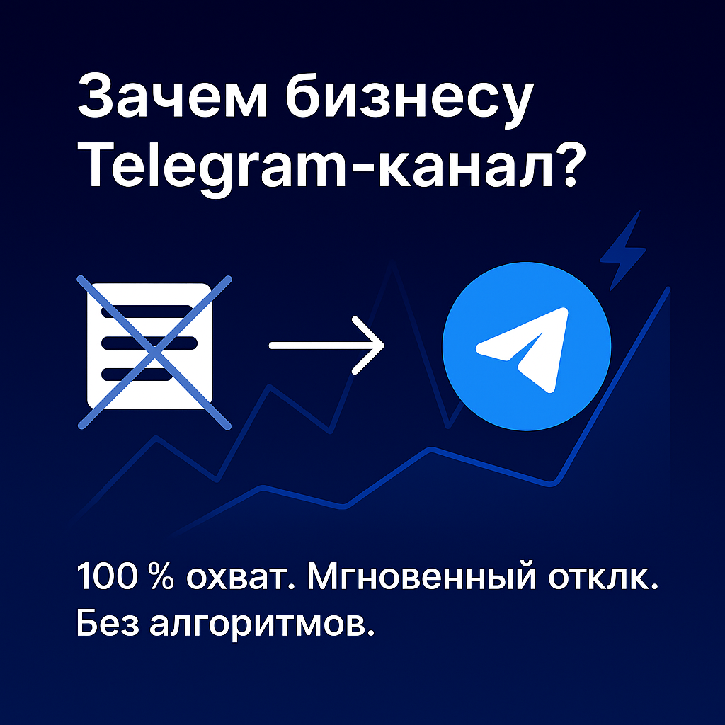 зачем бизнесу тг-канал