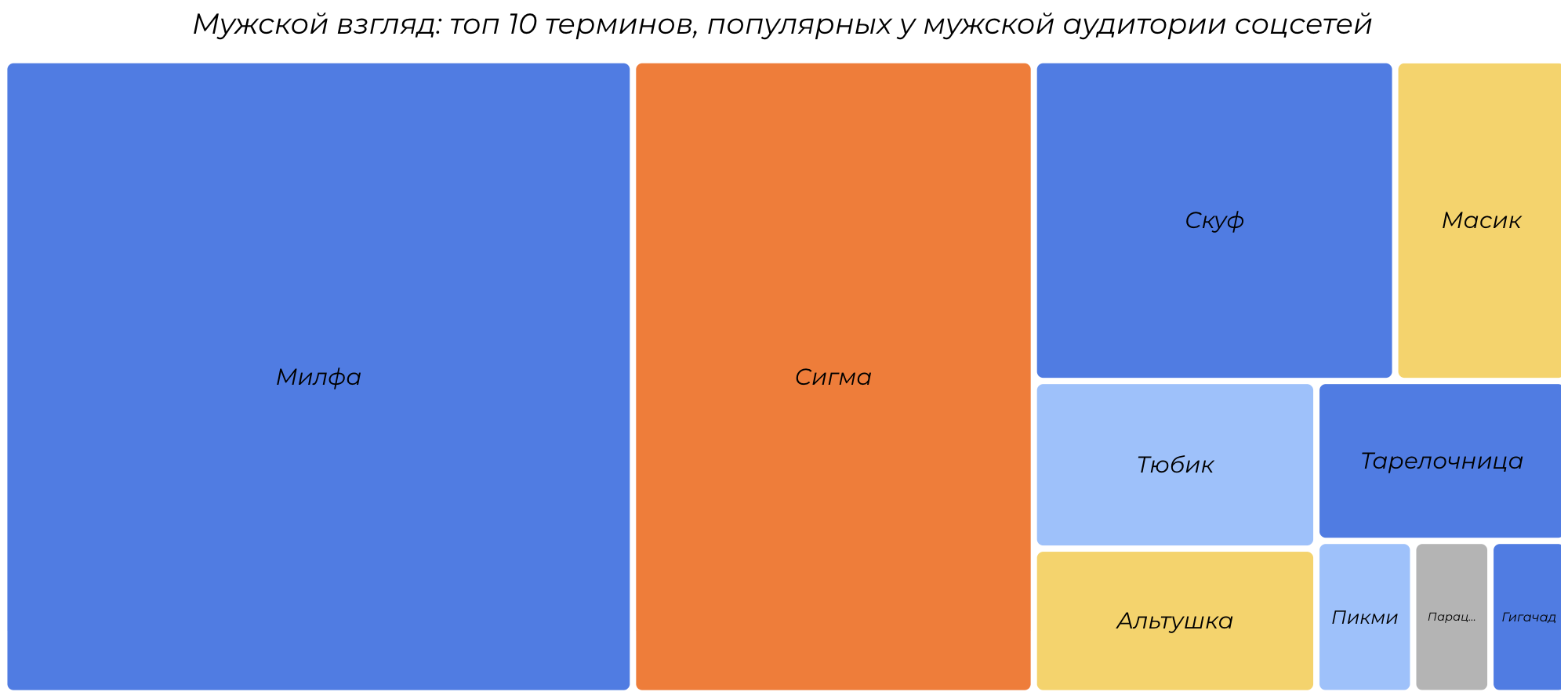 Мужская аудитории